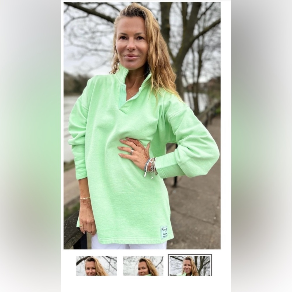 Sloppy Joes UK Pistachio Collar Sweatshirt Size 1